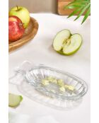 Piatto piccolo trasparente - 9,5x20 cm