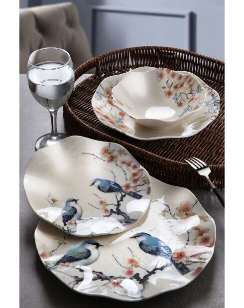 Servizio da tavola multicolor - 24 pezzi