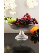 Plat à fruits transparent - 23x18x12 cm