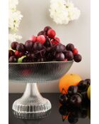 Plat à fruits transparent - 23x18x12 cm