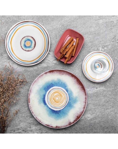 Set colazione multicolor - 25 pezzi