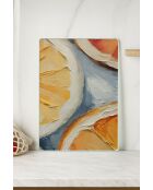 Tabla de cortar multicolor - 30x40 cm