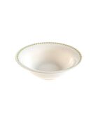 Servicio de mesa blanco/verde - 24 piezas