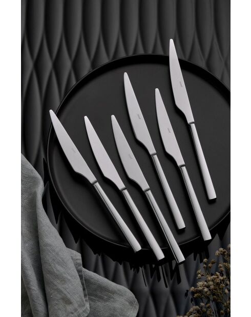 Set posate cromate - 36 pezzi