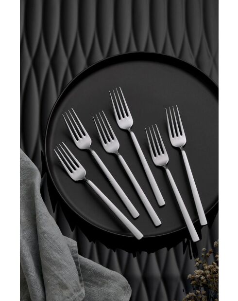 Set posate cromate - 36 pezzi