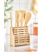 Set Repose-cuillères en bois - 9 pièces