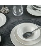 Service de table blanc - 24 pièces