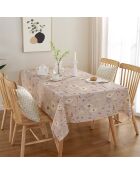 Mantel multicolor - 140x220 cm