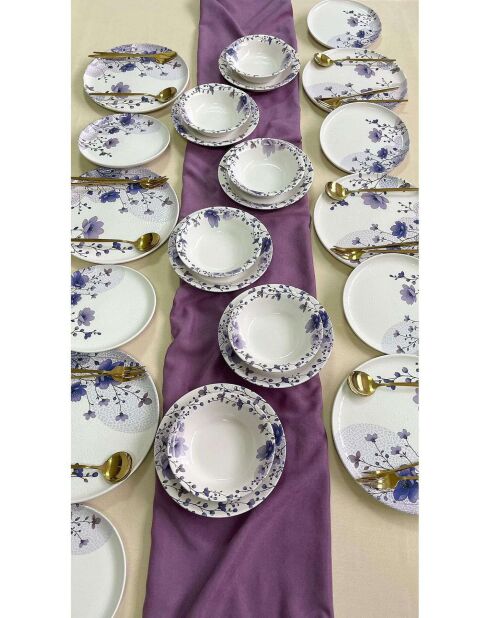 Servizio da tavola multicolor - 24 pezzi