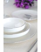 Service de table blanc - 24 pièces