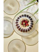 Set da dessert trasparente - 7 pezzi