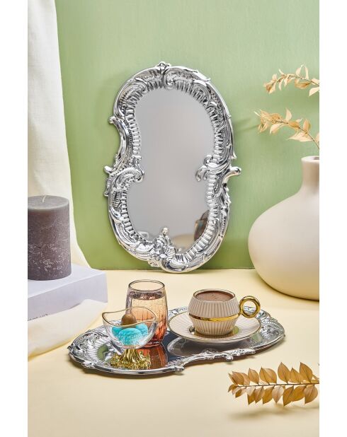 Vassoio da portata in argento - 30x20 cm