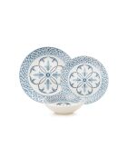 Mehrfarbiges Tafelservice - 24 Stück