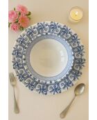 Service de table bleu//bleu foncé - 24 pièces