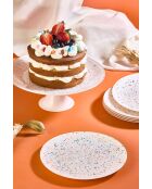 Service à dessert blanc - 7 pièces