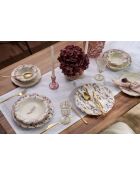 Servizio da tavola Navy/bordeaux - 24 pezzi