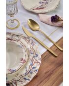 Servizio da tavola Navy/bordeaux - 24 pezzi