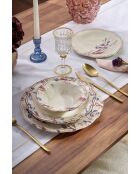 Servizio da tavola Navy/bordeaux - 24 pezzi