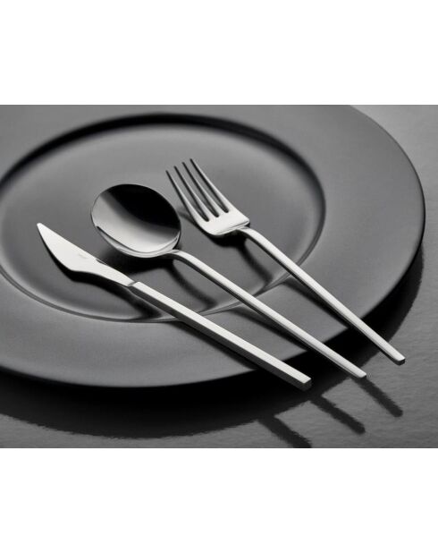 Set posate cromate - 18 pezzi