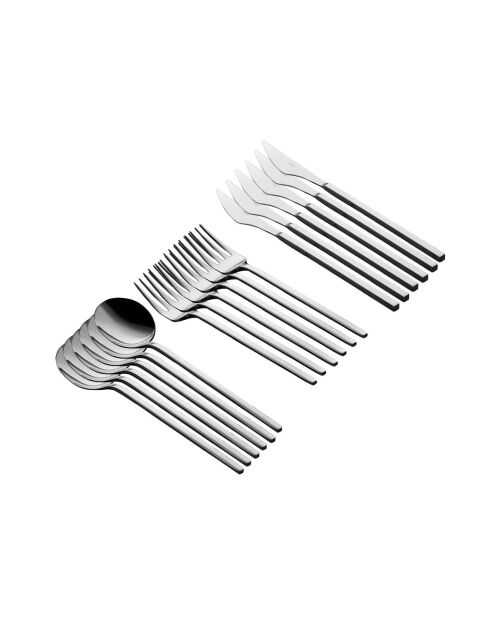 Set posate cromate - 18 pezzi