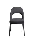 Dunkelgrauer Stuhl - 47x50x50 cm