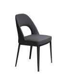 Dunkelgrauer Stuhl - 47x50x50 cm