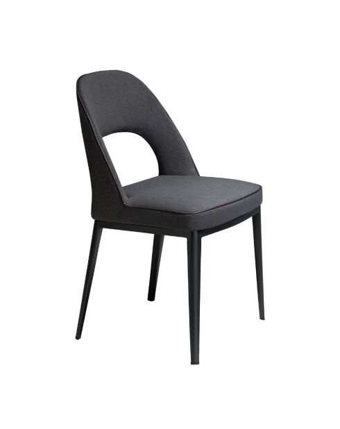 Silla gris oscuro - 47x50x50 cm