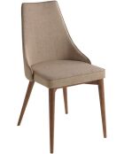 Stuhl aus braunem Nussbaum - 50x60x60