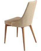 Stuhl aus braunem Nussbaum - 50x60x60