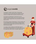 Stuhl aus braunem Nussbaum - 50x60x60