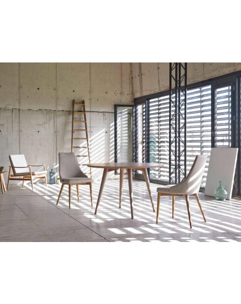 Chaise Brune Noyer - 6,5x50x60 cm