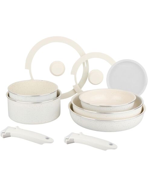 Wit kookgerei - 10 stuks