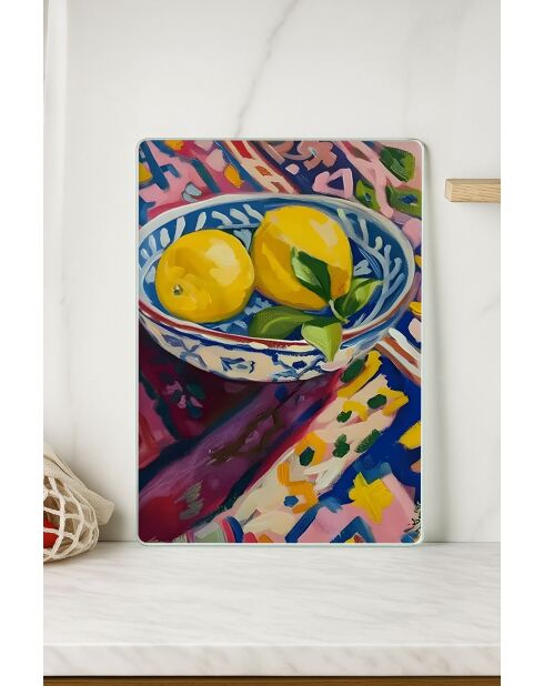 Veelkleurige snijplank - 30x40 cm