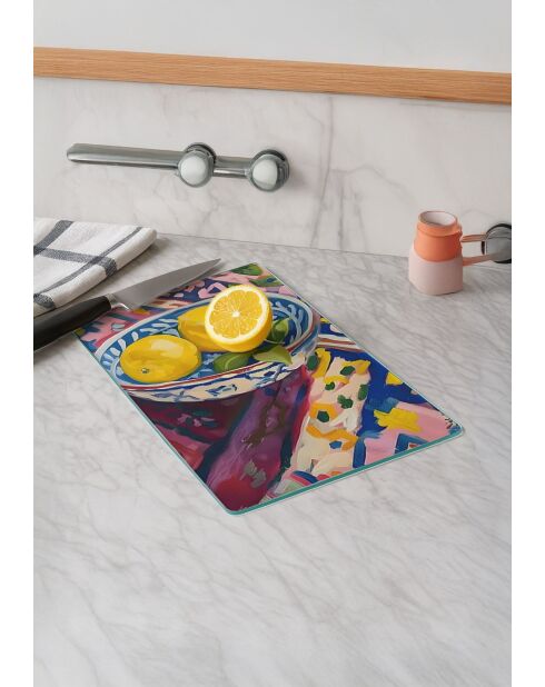 Veelkleurige snijplank - 30x40 cm