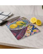 Veelkleurige snijplank - 30x40 cm