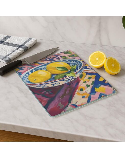 Veelkleurige snijplank - 30x40 cm