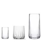 18 bicchieri trasparenti