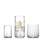 18 bicchieri trasparenti