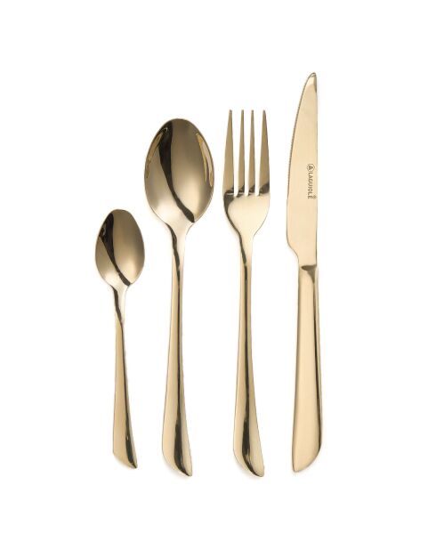 Portabicchieri Théa champagne 24 pezzi