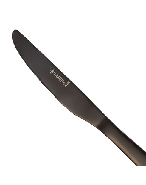 Portabicchieri neri Elora da 24 pezzi