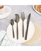 Portabicchieri neri Elora da 24 pezzi