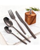 Portabicchieri neri Elora da 24 pezzi