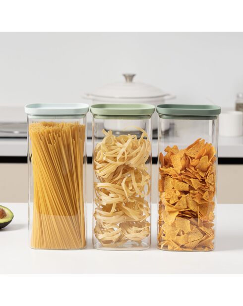 3 Bocaux de conservation alimentaire en verre