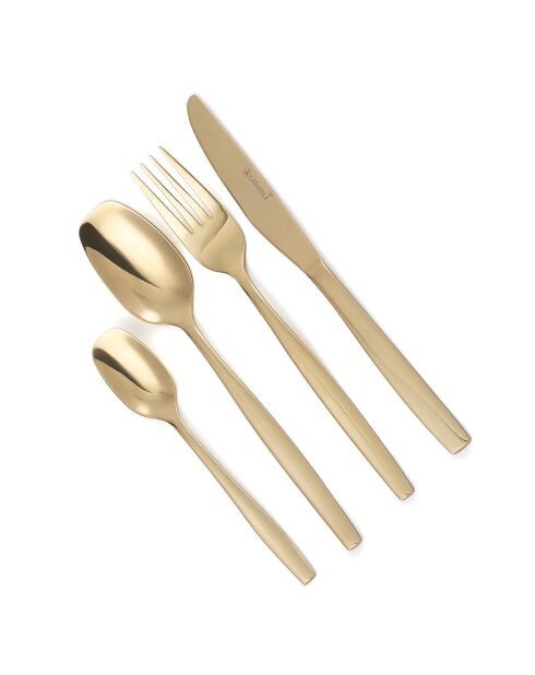 Set polsini Elora champagne 24 pezzi