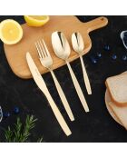 Set polsini Elora champagne 24 pezzi