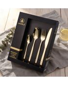 Set polsini Elora champagne 24 pezzi