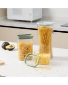 3 barattoli per alimenti in vetro