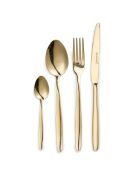 Set posate Cléa champagne 24 pezzi