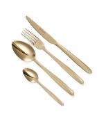 Set posate Cléa champagne 24 pezzi