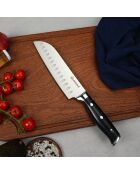 Couteau santoku Essentials noir - 31.9 cm